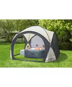 COPERTURA A GAZEBO PER PISCINA IDROMASSAGGIO LAY-Z-SPA BESTWAY 390X390X255 CM - COD. 30605